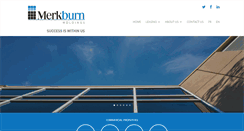 Desktop Screenshot of merkburn.com