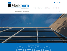 Tablet Screenshot of merkburn.com